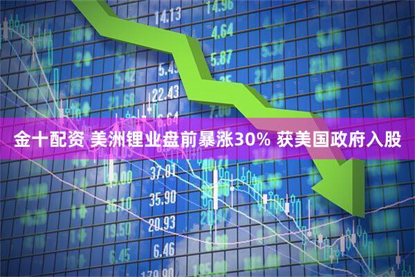 金十配资 美洲锂业盘前暴涨30% 获美国政府入股